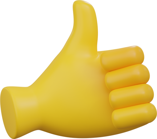 3D Emoji Thumb Up